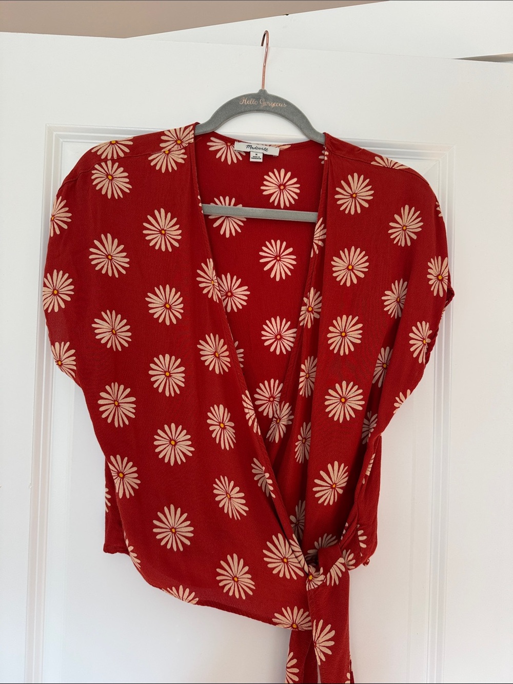 Madewell wrap top